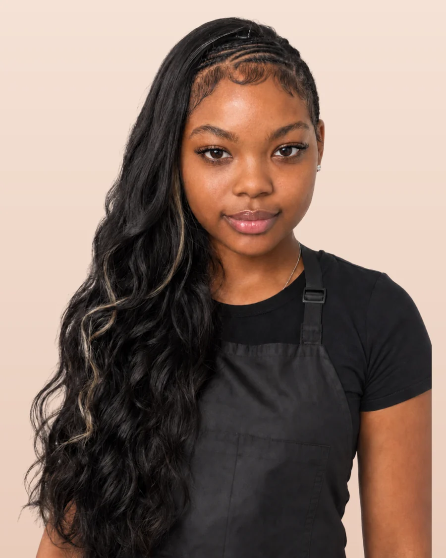 Daria, the stylist behind Nalani Luxe Hair